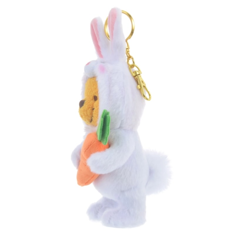 【日本直邮】日本东京迪士尼DISNEY 兔年限定款 节日礼物 圣诞礼物 东迪版 白色兔子 维尼 钥匙扣版  1个装 18×6.5×9(cm)