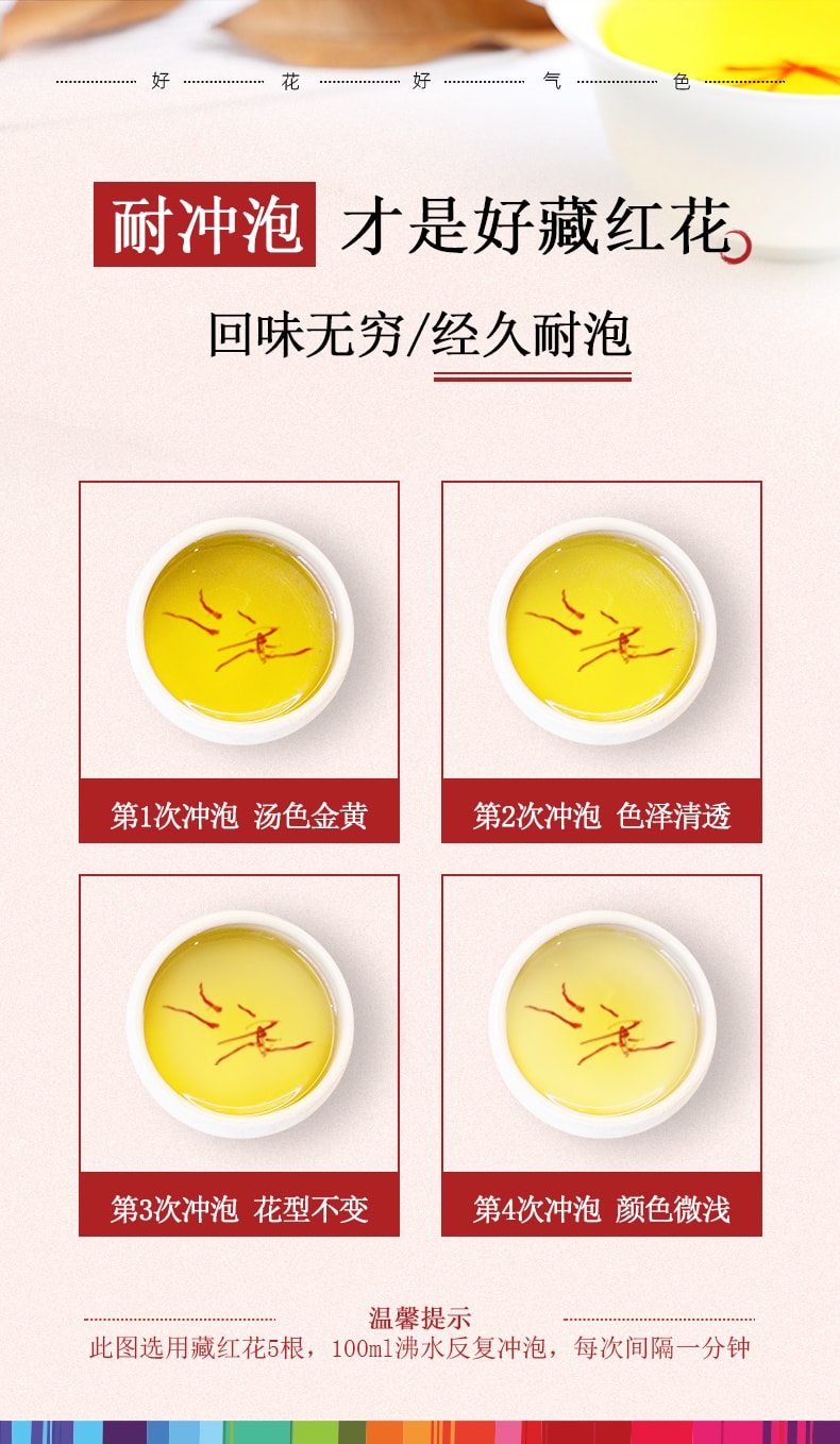 Croci Stigma Dried Saffron Premium All-Red Saffron Spice Pure Threads Highest Grade Zanghonghua 1g