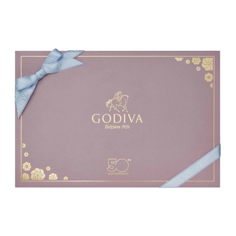 【日本直邮】日本高级巧克力GODIVA 登陆日本50周年纪念化妆盒礼盒 30粒装