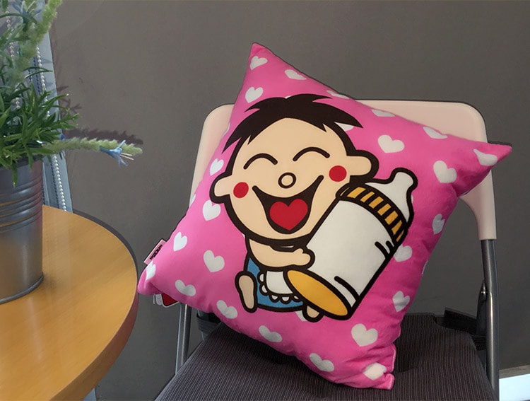 Taiwan Hot Kid Pink Baby Pillow