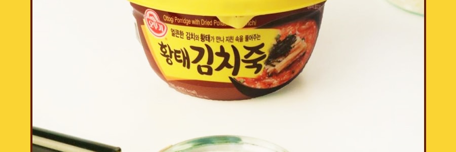 韓國OTTOGI不倒翁 營養美味粥 鱈魚乾泡菜口味 2分鐘即食 285g