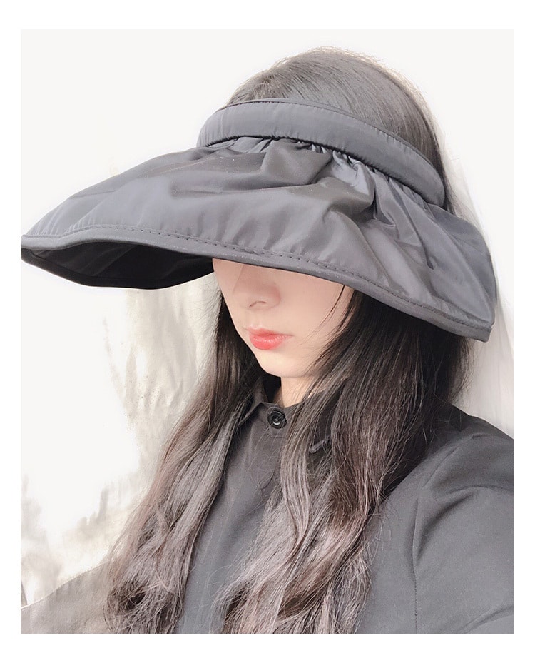 【中國直郵】逸美臣 夏季新品 遮陽貝殼帽-米色均碼 防紫外線 防曬神器 戶外專用