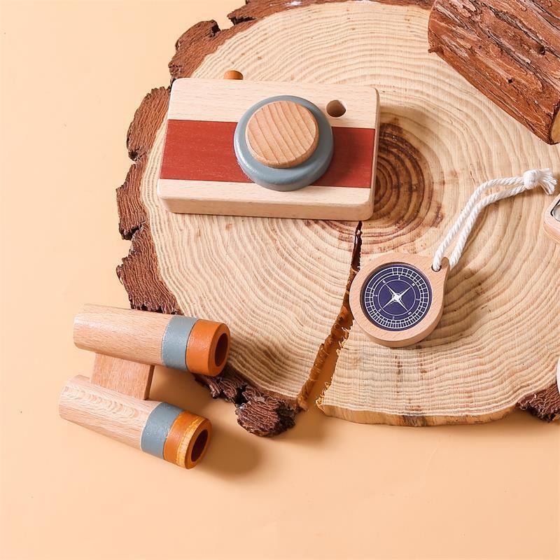 【中國直郵】 FOXTAIL 兒童過家家木質玩具 益智 親子 多功能 寶寶 仿真餐廚套裝 環保-咖啡機 1套*|預計到達時間3-4週