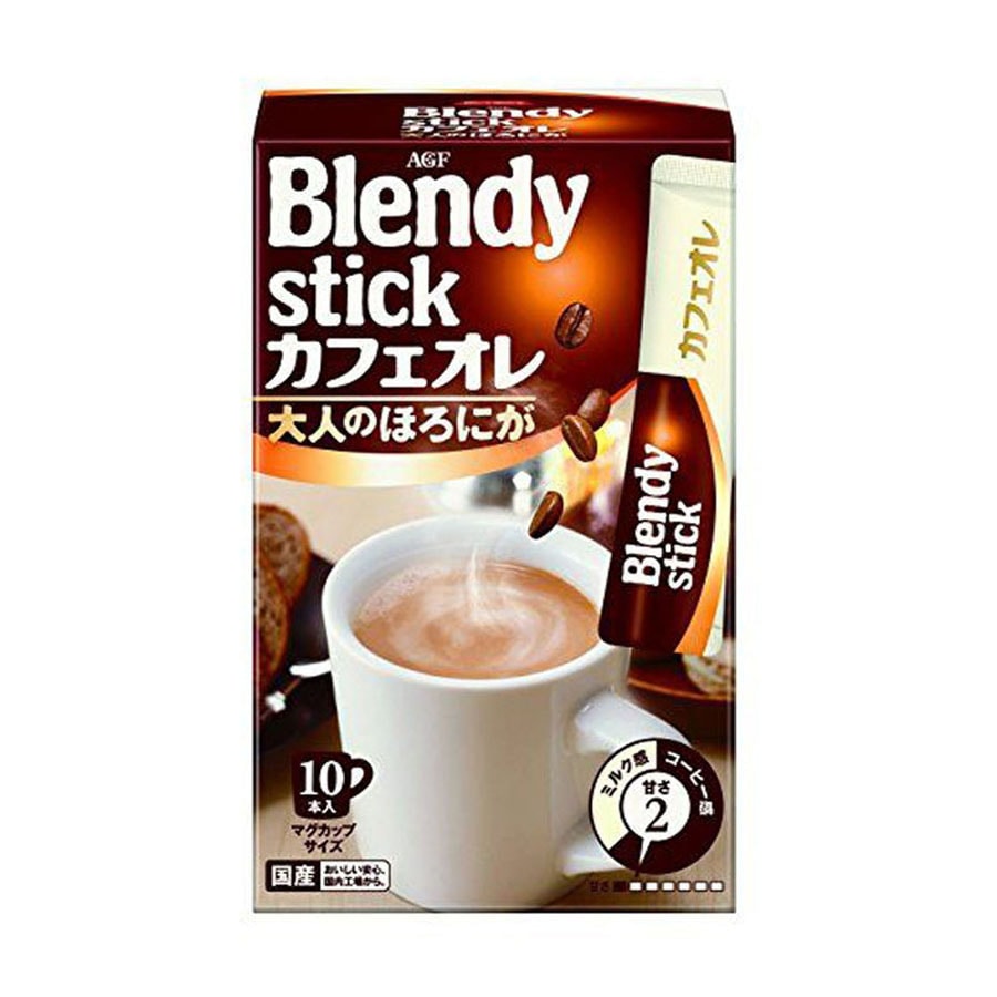 blendy concentrated liquid instant coffee drink milk 10 sticks