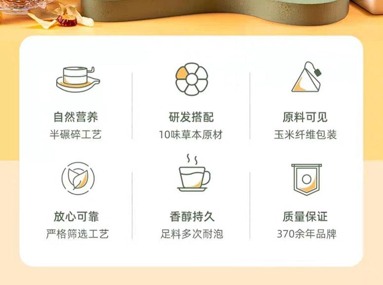 【中國直郵】 方回春堂 竹甘蔗茅根馬蹄茶 養生茶湯 8g*15袋 120g*1袋