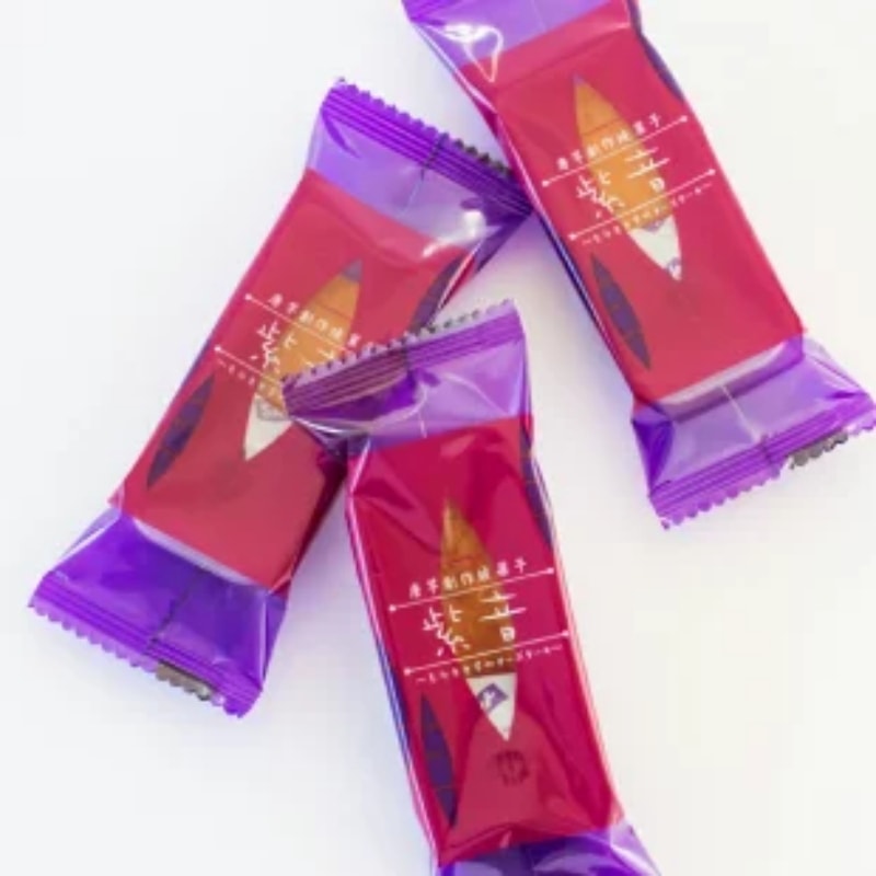 【日本直郵】日本博多特產 期限限定 紫音 紫薯鮮奶夾心餅乾 5枚