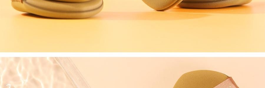 妖制 疯狂蛋黄派粉扑 气垫粉底液专用 干湿两用化妆海绵粉扑 10枚装