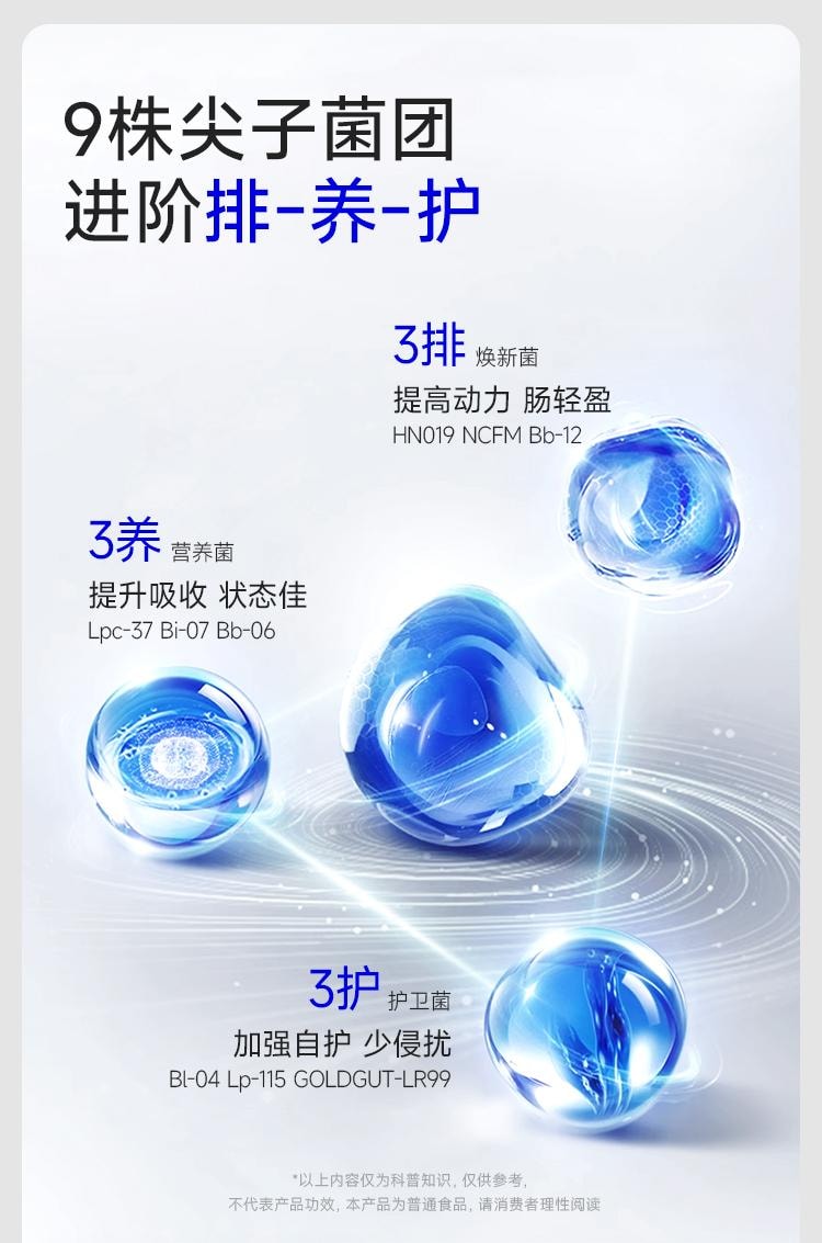 WONDERLAB 万益蓝小蓝瓶益生菌400亿活菌/瓶99%存活好菌 肠胃益生元冻干粉20瓶 改善成人肠胃、肠道调理消化【品牌超级爆款,嗯嗯添动力】