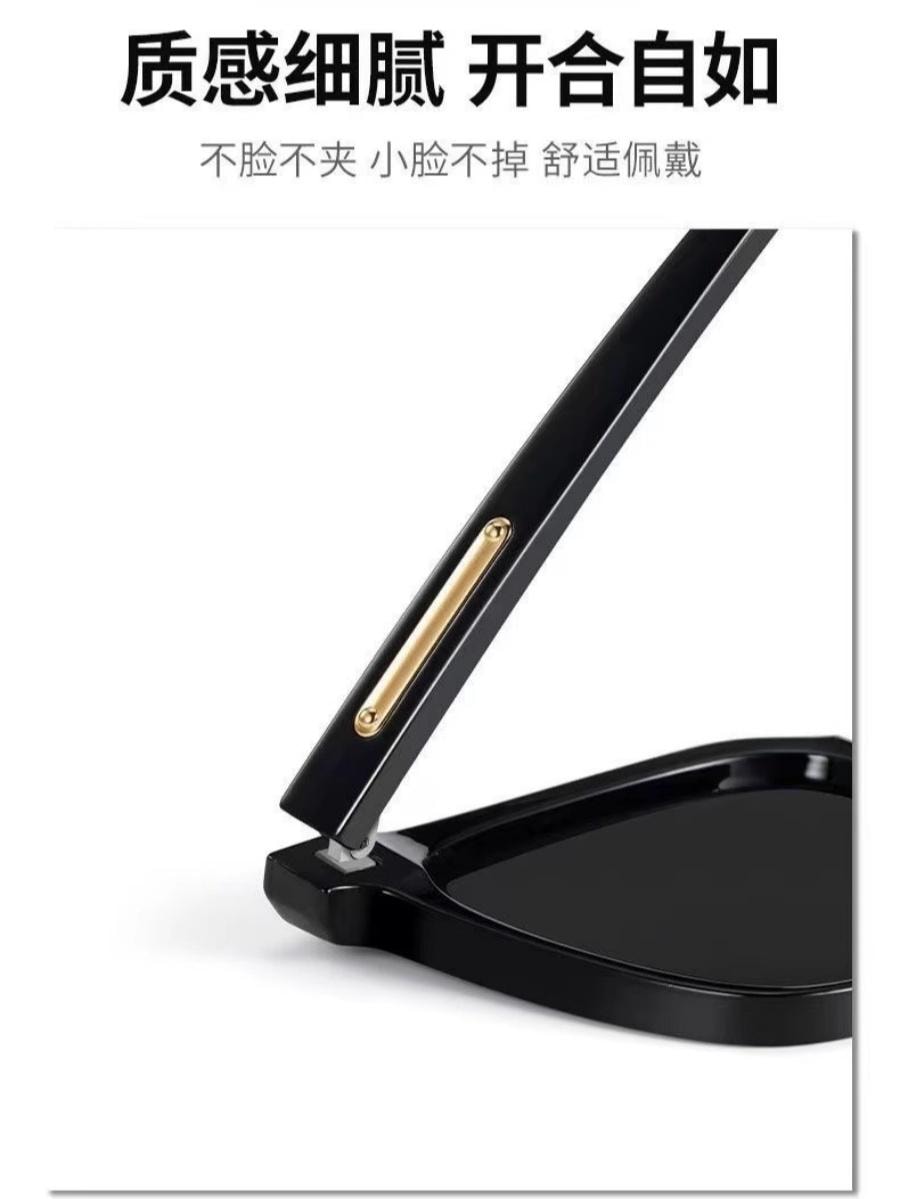 FENCHI 「GM同款」复古大框墨镜太阳镜  防紫外线偏光镜眼镜  明星同款方框设计  男女通用  街拍/驾驶/旅行必备