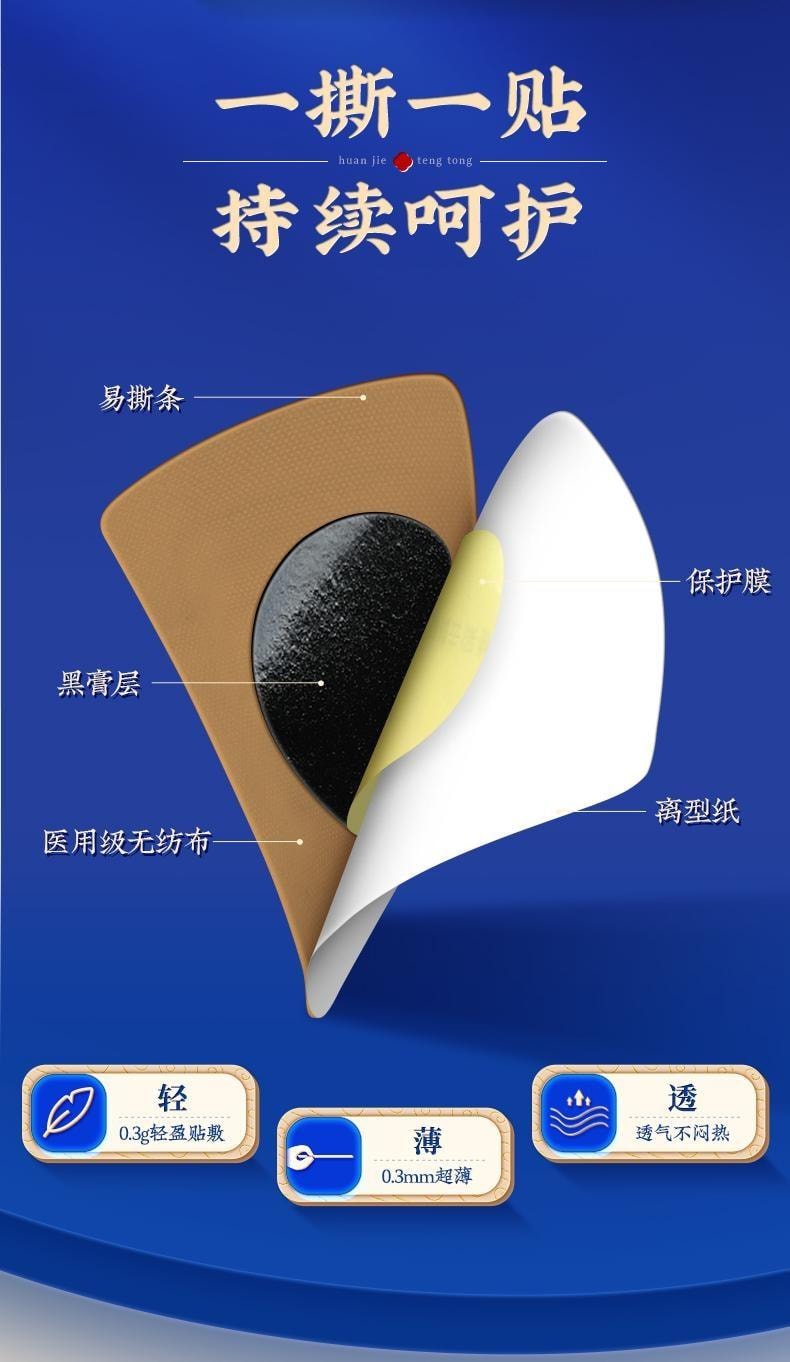 【中國直郵】 北京同仁堂 甲狀腺結節消散結貼專用消除甲亢脖子粗4a冷敷凝膠膏 10貼/盒