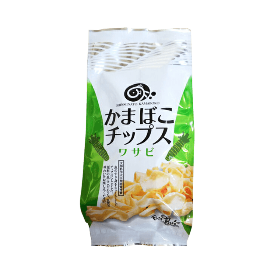 [日本直邮] SHINMINATO KAMABOKO 鱼糕脆片 芥末味 25g