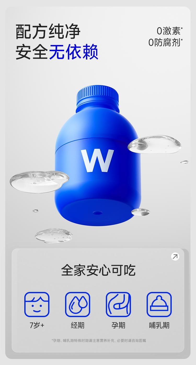 WONDERLAB 万益蓝小蓝瓶益生菌400亿活菌/瓶99%存活好菌 肠胃益生元冻干粉20瓶 改善成人肠胃、肠道调理消化【品牌超级爆款,嗯嗯添动力】
