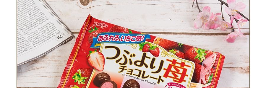 日本MEITO 草莓巧克力 季節限定 160g