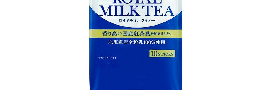 日本NITTO日東紅茶 皇家奶茶 紅茶速溶奶茶粉 日本產紅茶葉 100%北海道全脂奶粉 10支入140g