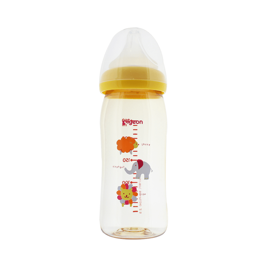 Heat resistant Plastic Baby Bottle 240ml Honey Bee