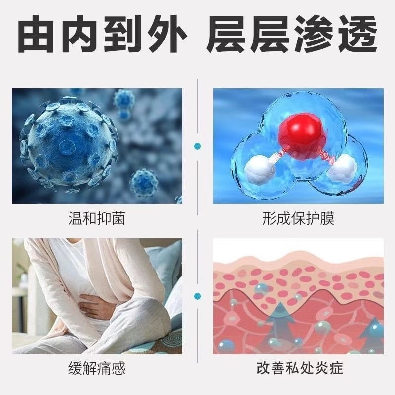 【中國直郵】 婦炎潔 克黴唑陰道片念珠菌性陰道炎婦科發炎藥 4片/盒