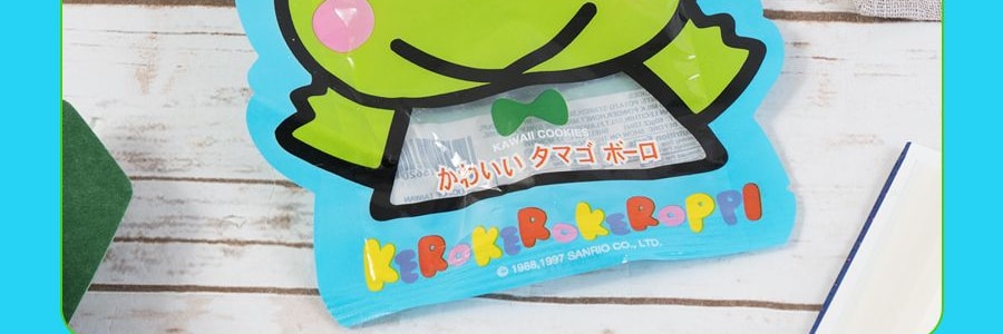 日本SANRIO三利歐 青蛙小饅頭餅乾 原味 60g