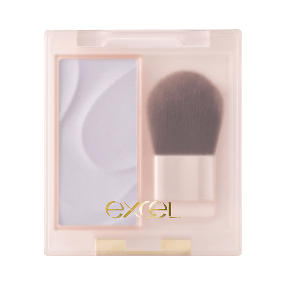 EXCEL||自然柔和裸肌腮紅||#SB01 透亮水藍色 3g