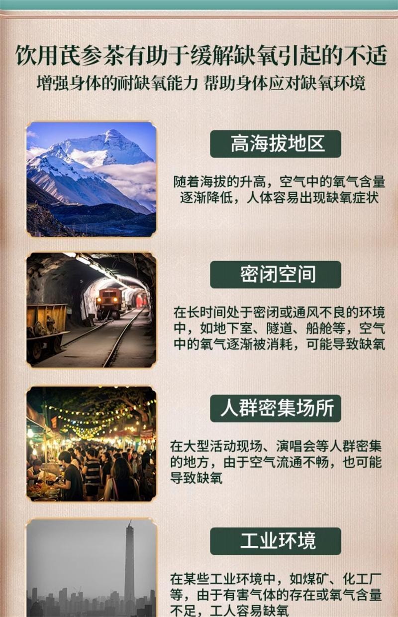 【中国直邮】 天士力 芪参茶 调节血脂 耐缺氧 适用于血脂偏高者、处于缺氧环境者 6袋/盒