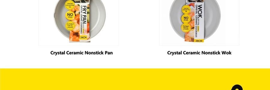 炊大皇 陶晶炒锅 聚油不粘炒锅 32cm 电磁炉燃气灶通用【不带玻璃盖】