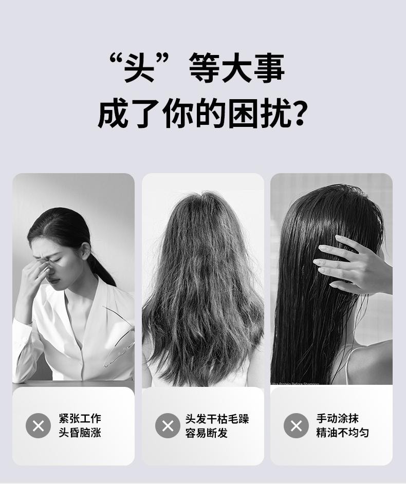  和正 【輪滑世界冠軍郭丹代言品牌】 HEZHENG 精油霧化按摩梳 橘色 1件