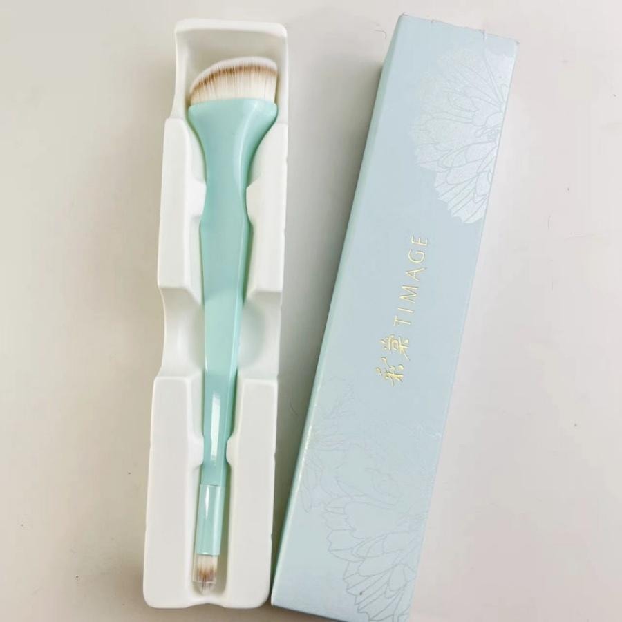  彩棠 粉底遮瑕双头刷 1支装 粉底刷遮瑕刷 小红书推荐