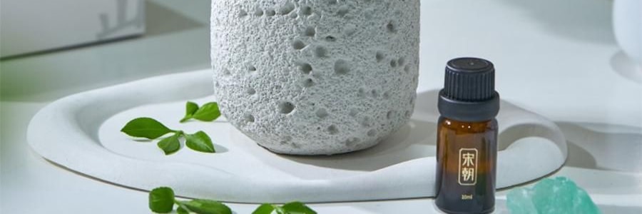 宋朝 冷山系列扩香石套装摆件 高级香氛 送礼好物 容器*1 晶石*1袋 精油*1 花间漫步