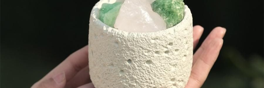 宋朝 冷山系列扩香石套装摆件 高级香氛 送礼好物 容器*1 晶石*1袋 精油*1 花间漫步