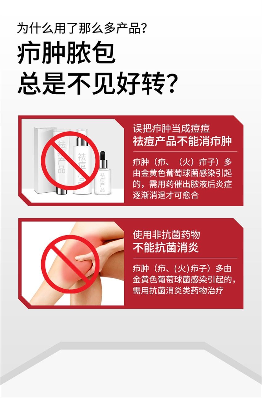 【中国直邮】 国药药材 鱼石脂抑菌软膏 适用于疖肿拔毒拔脓膏消肿止痛火疖子毛囊乳膏 20g/盒