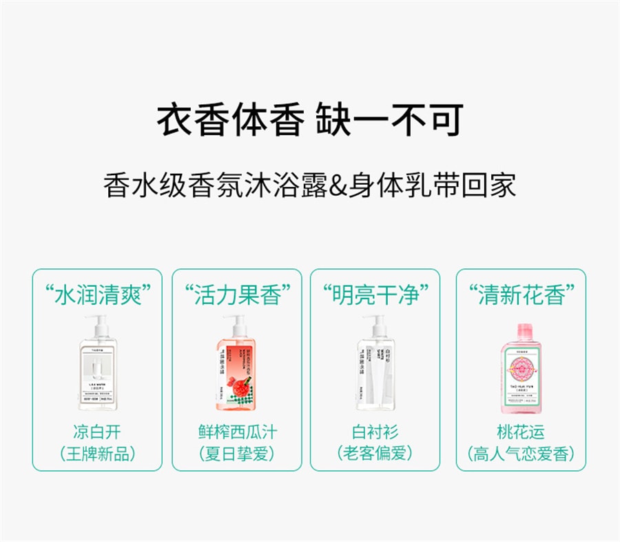 【中國直郵】氣味圖書館 香氛護衣留香珠洗衣香水持久留香除菌 白襯衫150g/瓶