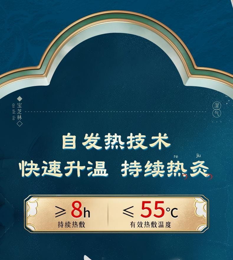 【中國直郵】 寶芝林 砭貼 祛濕貼 砭石療法 祛濕排毒 穴位貼排毒體內去濕氣重 10貼/盒