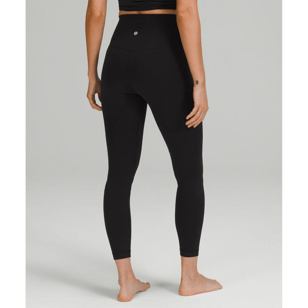 LULULEMON||Align女士运动高腰紧身裤24"裸感瑜伽亚洲版型||Black S LW5CRDA