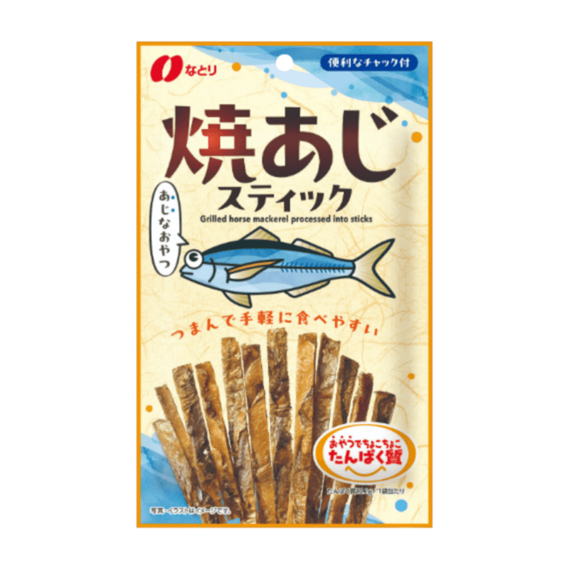 【日本直郵】 日本 NATORI 日式炙烤竹莢魚條 32g