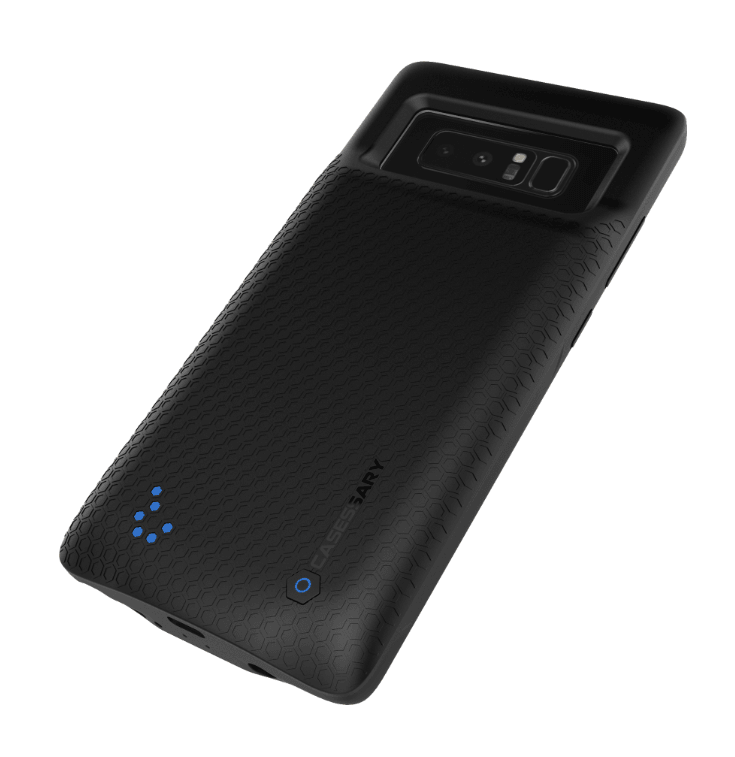 CASESSARY 三星Galaxy Note 8 充电手机壳 黑色 内置4900mAh电池 支持QC 3.0 快速充电