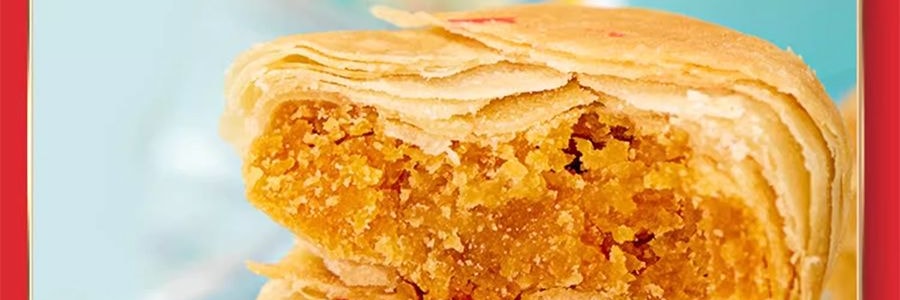 【上海经典】沈大成 清风颂月 苏式月饼礼盒 8枚入 640g【御品椰皇+桃仁黑麻+上等五仁+玫瑰细沙味】【全美超低价】
