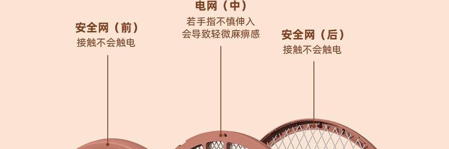 SOTHING向物 可折叠灭蚊拍 驱蚊神器打蚊子拍苍蝇 窗