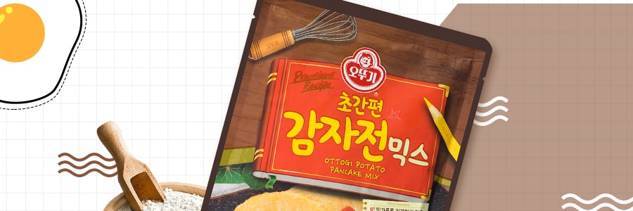 韓國OTTOGI不倒翁 馬鈴薯風味混合煎餅粉 200g