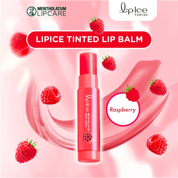 Lip Ice Raspberry Red Tinted Lip Balm 3.5g