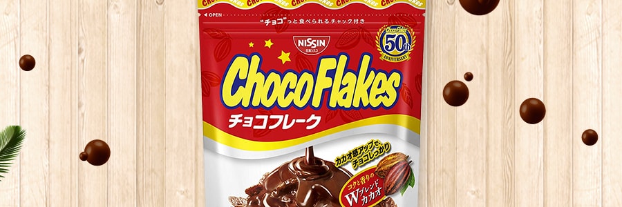 日本NISSIN日清 玉米脆片 巧克力口味 80g