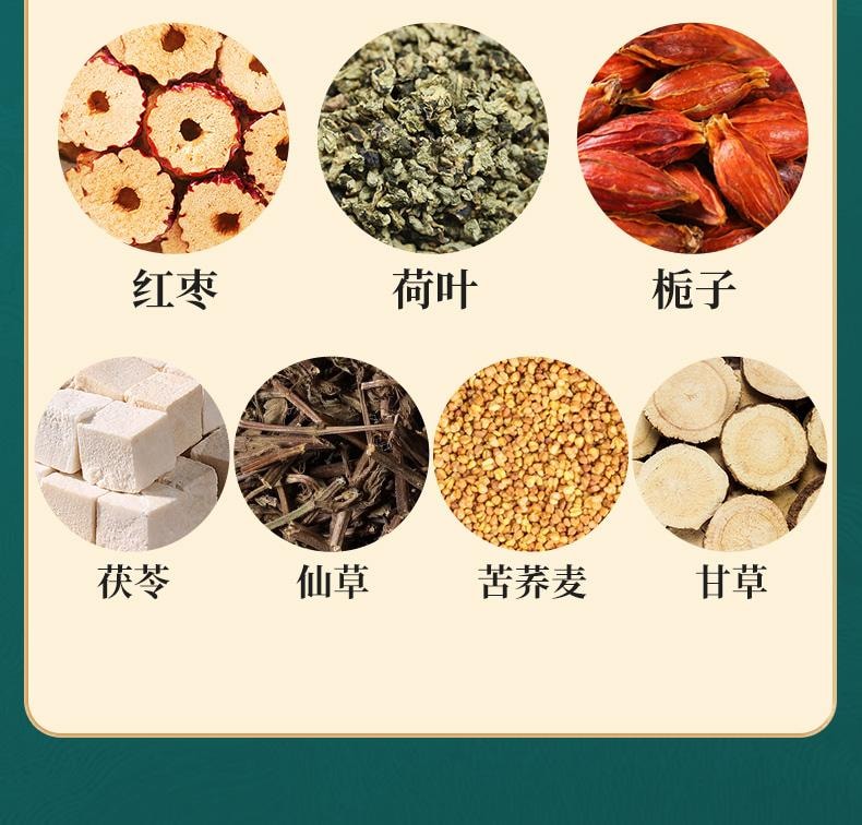  北京同仁堂 五指毛桃土茯苓茶 健脾祛濕 改善身體虛胖 肚子肥大 調理脾胃養生茶包 160g(4g x 40袋)