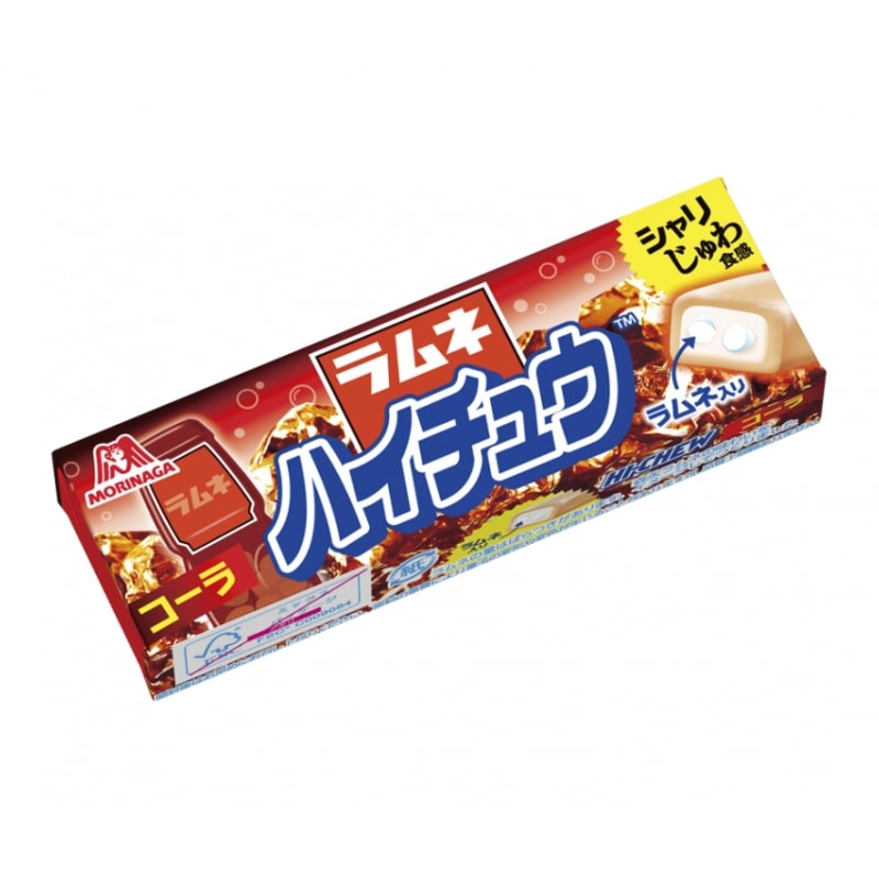 【日本直邮】日本MORINAGA森永 日本本土版 HI-CHEW 果汁软糖 弹珠汽水味软糖 可乐味 7粒