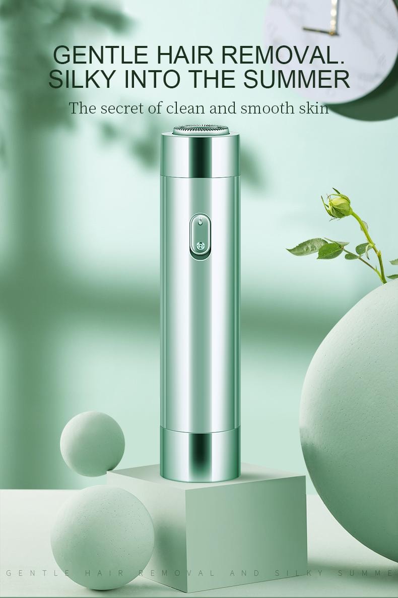 金稻 電動除毛儀 私密處毛修剪器 女士剃毛器 刮毛腋毛 全身可用 家用 KD50 綠色 1台