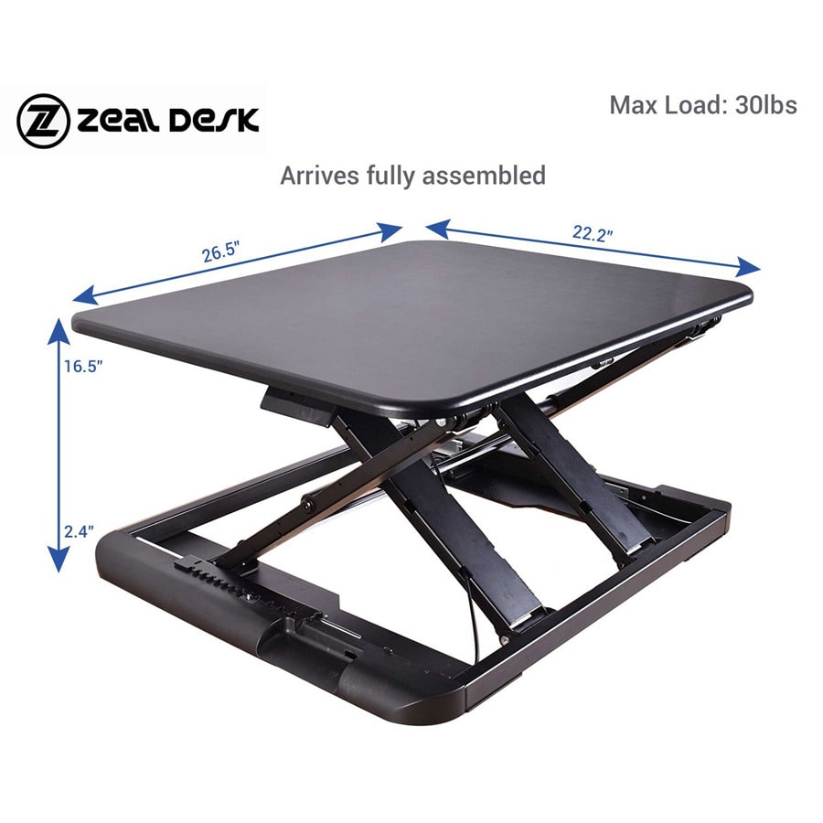 ZEAL DESK 优雅精简版桌上桌- 黑色
