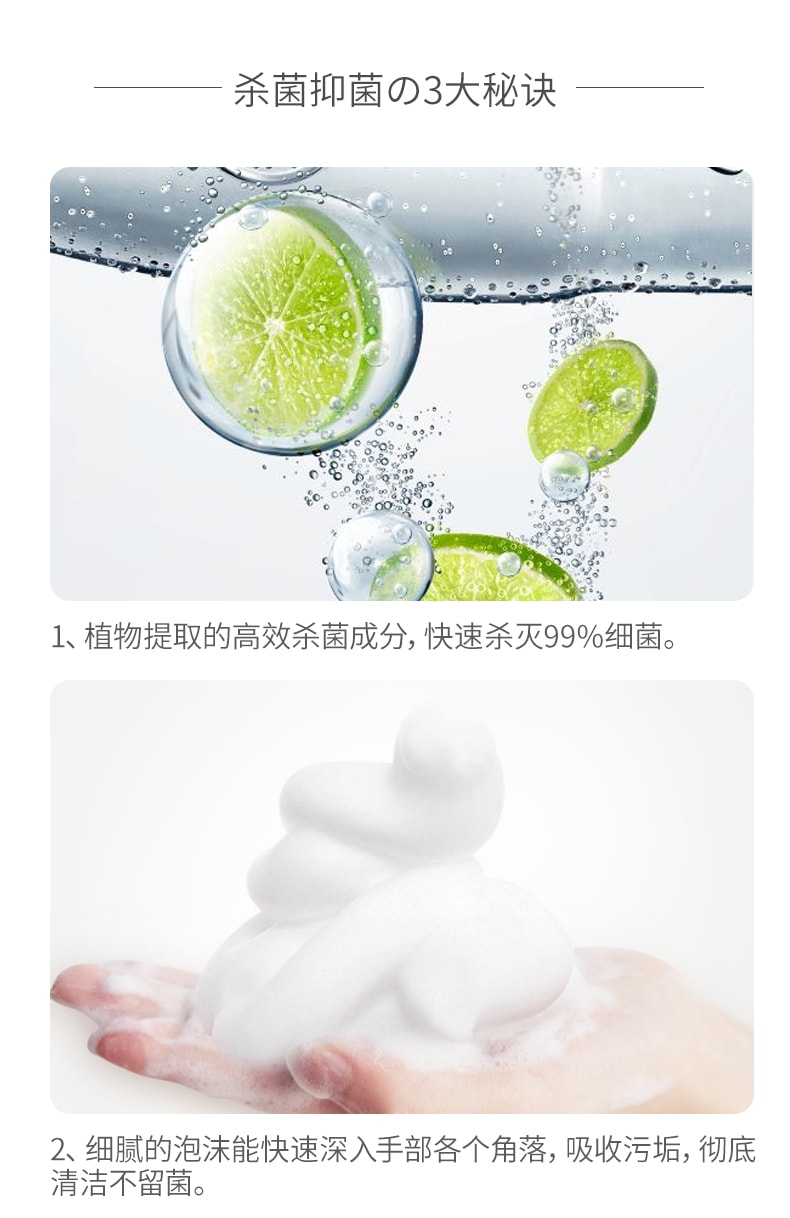 【日本直邮】 LION狮王 泡沫洗手液 儿童泡沫型除菌抗菌家用 250ml