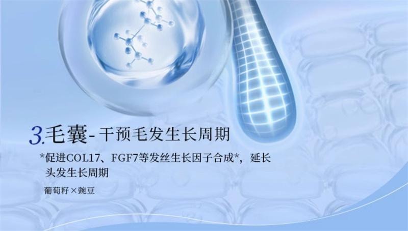 【中國直郵】 EHD 防脫護髮精華液強韌健發滋養柔順髮際線男女蓬鬆 60ml瓶