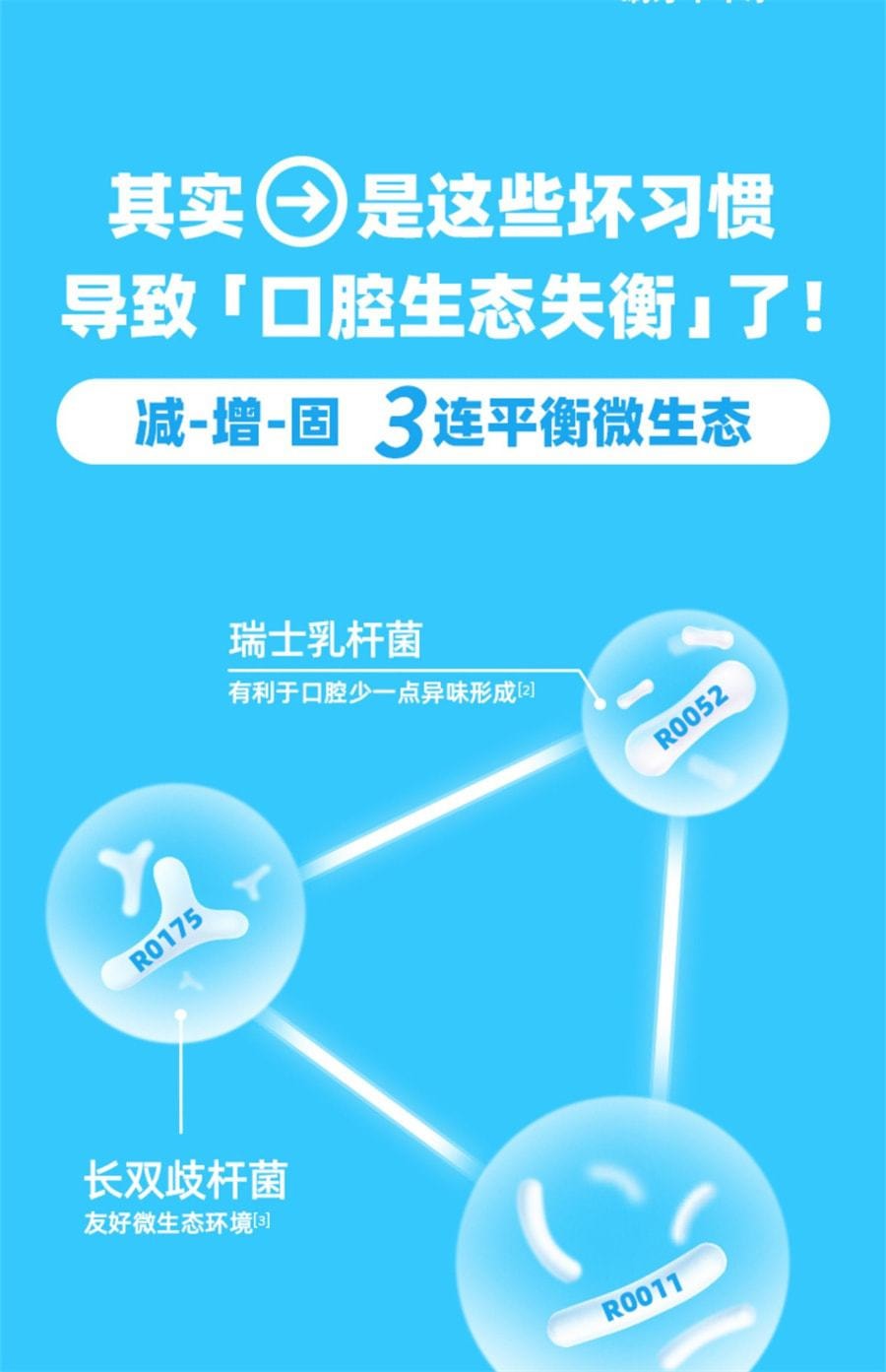 【中國直郵】Swisse斯維詩 口香益生菌微泡含片口氣清新口腔口香砲彈非軟糖 21片/罐