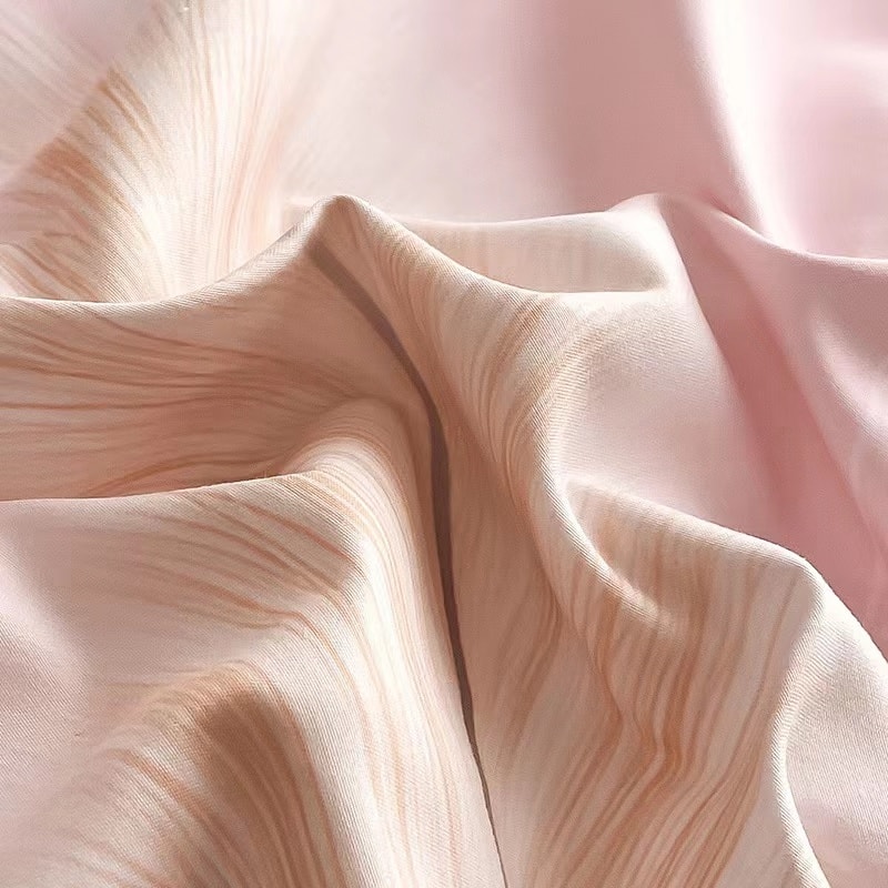 BECWARE高支純棉數位印花床上用品四件套裝系列 怡然美夢-粉 200X230公分 1套入