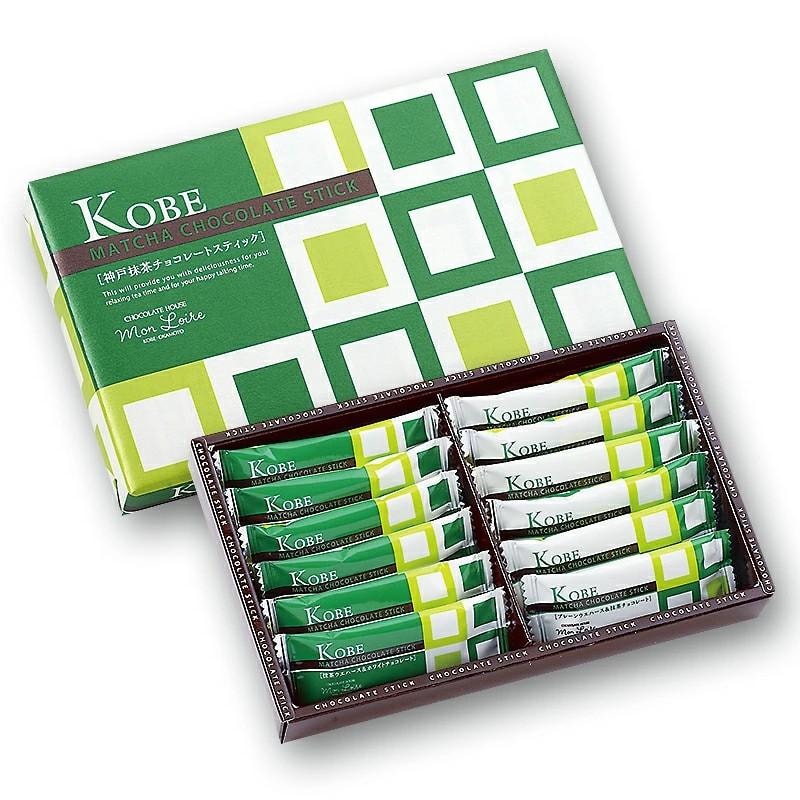 【日本直郵】 日本神戶 高級西點店monloire 人氣抹茶巧克力棒 12個裝