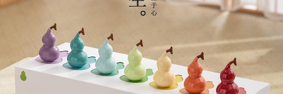 南山先生 葫光福现套组 7色葫芦茶宠摆件