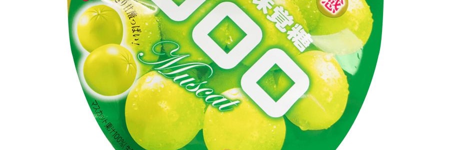 日本UHA悠哈 味覺糖 純正100%青葡萄口感果汁軟糖 48g